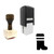 "Boots" rubber stamp with 3 sample imprints of the image "Boots" rubber stamp with 3 sample imprints of the image