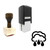 "Rain" rubber stamp with 3 sample imprints of the image