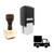 "Shopping Truck" rubber stamp with 3 sample imprints of the image
