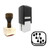 "Module" rubber stamp with 3 sample imprints of the image