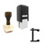 "Clamp" rubber stamp with 3 sample imprints of the image