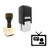 "News" rubber stamp with 3 sample imprints of the image