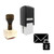 "Secure Email" rubber stamp with 3 sample imprints of the image