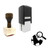 "Position" rubber stamp with 3 sample imprints of the image