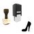 "High Heel" rubber stamp with 3 sample imprints of the image