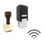 "Wifi Signal" rubber stamp with 3 sample imprints of the image