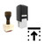 "Upload Content" rubber stamp with 3 sample imprints of the image