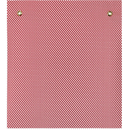 Red Warning Flag- Grommet- 18inch x 20inch