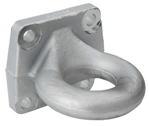 Forged Drawbar- 4 Bolt- Pintle Eye - Zinc Plated