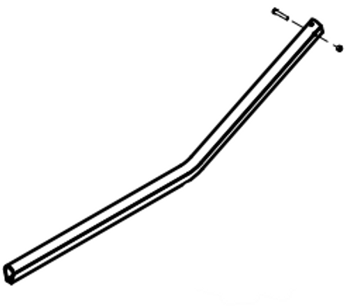 High-resolution image of the Aero Industries 0311-861824 Bent Upper Tarp Arm (aluminum, bent) for the EasyCover tarp system.