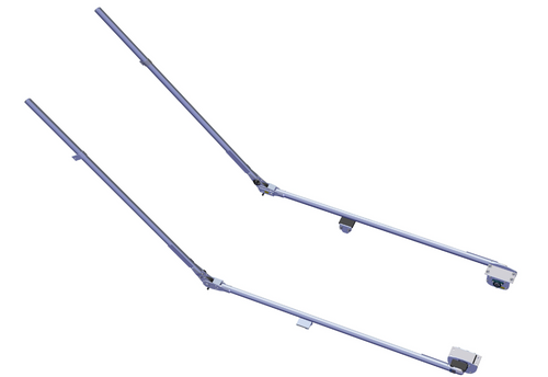 Roll-Rite 36470 Super Duty spool kit with 97-inch wind deflector and mounting brackets for trailer front-to-back tarp systems.