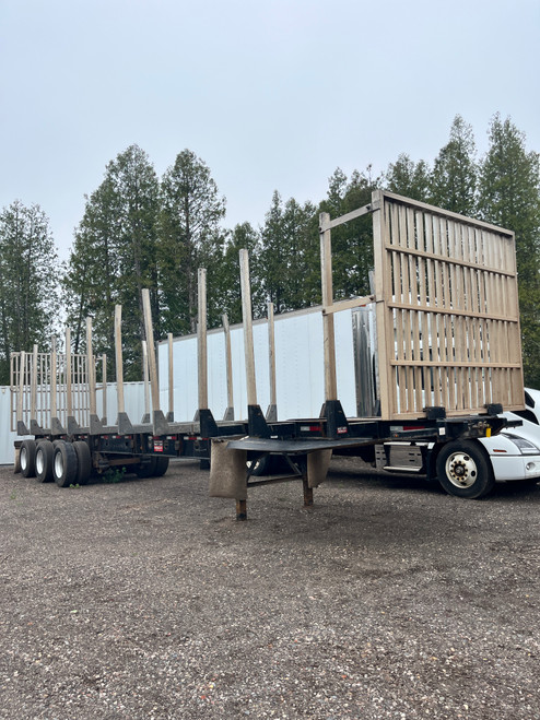 2021 Pratt 5 bunk crib trailer with tri axle Hendrickson suspension and lift axles