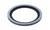 Close-up of a Hyva 01206874 bonded seal showing steel outer ring and rubber inner sealing surface, sized for 1¼″ hydraulic fittings.