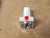 Close-up image of the Buyers Products HV25CYL air cylinder, showing its compact, cylindrical housing and mounting bolt holes—designed for seamless integration into the HV25 valve setup.