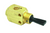 Yellow 4-way pneumatic toggle air valve with manual lever actuator and threaded mount base, designed for directional air control in heavy-duty truck and trailer systems. Yellow 4-way pneumatic toggle air valve with manual lever actuator and threaded mount base, designed for directional air control in heavy-duty truck and trailer systems.
