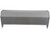 Close-up image of the full-top aluminum wind deflector showing the solid, aerodynamic curved profile and mounting brackets—designed to sit atop tarp rollers and prevent wind uplift on dump systems.