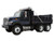 High-resolution image of the Buyers 5544000 8–19 Foot Aluminum Tarp Kit, showcasing its side-mount design, aluminum construction, four spring-loaded arms, 600W motor, and wind deflector, tailored for 12V electric operation on dump bodies.