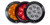 TecNiq Inc T46 - 6" Oval Stop, Tail, Turn, Reverse LED Light - Multi-Function Trailer Light - Amber, Red, or Clear lens with red and white LEDs