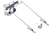 Roll-Rite 69350 DC350 single-stage tower tarp system kit: includes Super Slider pivot assembly, 6-spring narrow profile sliding pivot set, wide bow set with 103½" top tube and side arms.