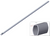 Aluminum bow tube 103 ½″ Roll-Rite 76870 showing the wide cross section for top mounting of tarp bows.