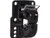 Heavy-duty black 50 ton pintle hook with 10 bolt hole mounting pattern for truck and trailer towing applications.