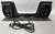 Dual Maxxima LED stop turn tail light bracket assembly for dump truck rear lighting applications with integrated marker lights and fabricated steel bracket.