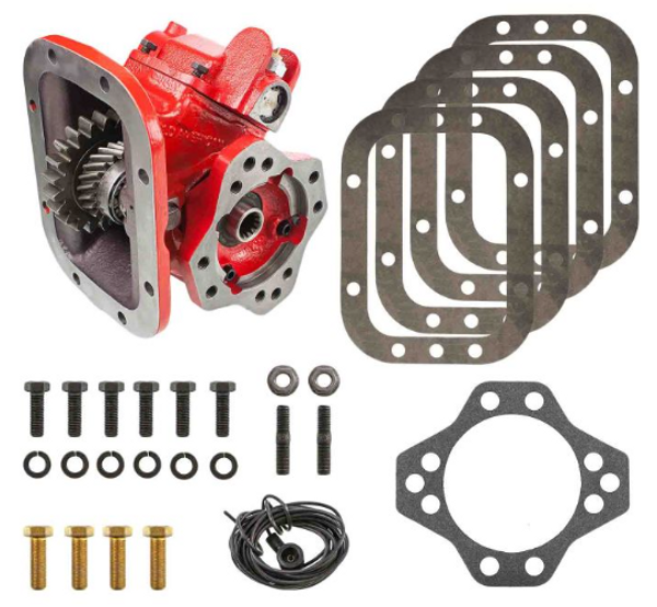 World American WA20-08-7005 PTO assembly – 8-bolt air-shift right-hand output unit replacing WA08S5LIN-NRFDM for hydraulic dump and wet-kit systems. World American WA20-08-7005 PTO assembly – 8-bolt air-shift right-hand output unit replacing WA08S5LIN-NRFDM for hydraulic dump and wet-kit systems.