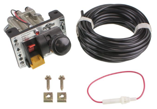 World American WA202X dual-valve kit with chrome valve body, integrated hose and fittings for PTO & dump pump control. World American WA202X dual-valve kit with chrome valve body, integrated hose and fittings for PTO & dump pump control.