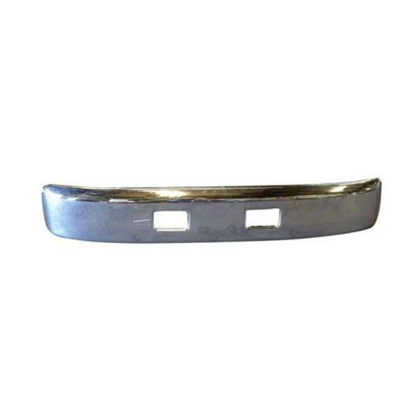 Chrome steel front bumper with OE-style mounting points; aftermarket replacement for GM 15015450.