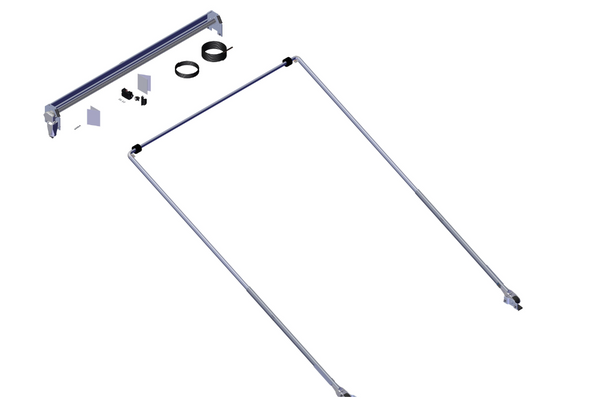 High-resolution image of the Roll Rite 64170 TarpMaster® 400 Series Tarp System, showcasing its components and design.