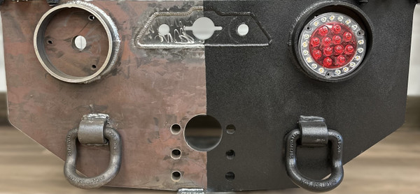 Heavy-duty pintle hitch plate assembly