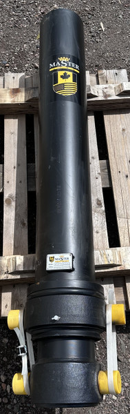 Master MS1510 4-stage telescopic hydraulic cylinder with 195 inch stroke for dump truck and dump trailer hoist applications.