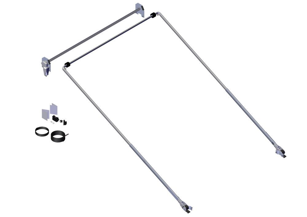 Dump truck tarp system and replacement tarp components