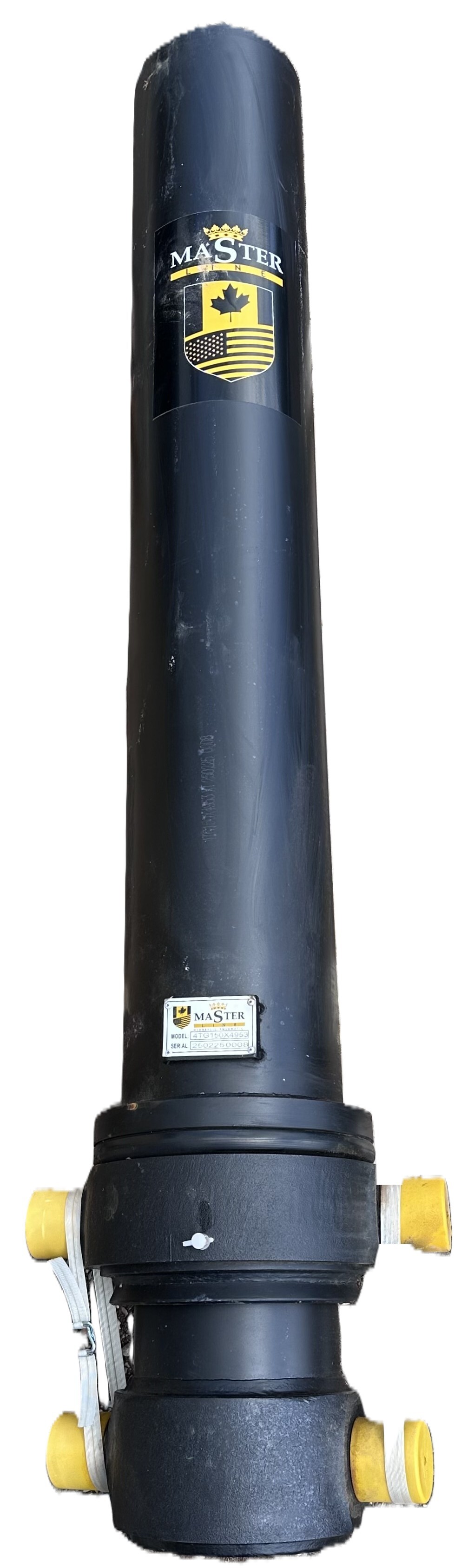 Hydraulic lift cylinder for dump body