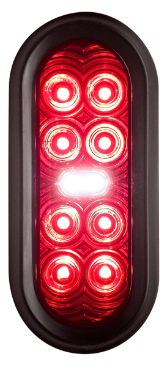 TecNiq T70-RW0T-1 6″ Oval Combination STTR/Reverse LED Light