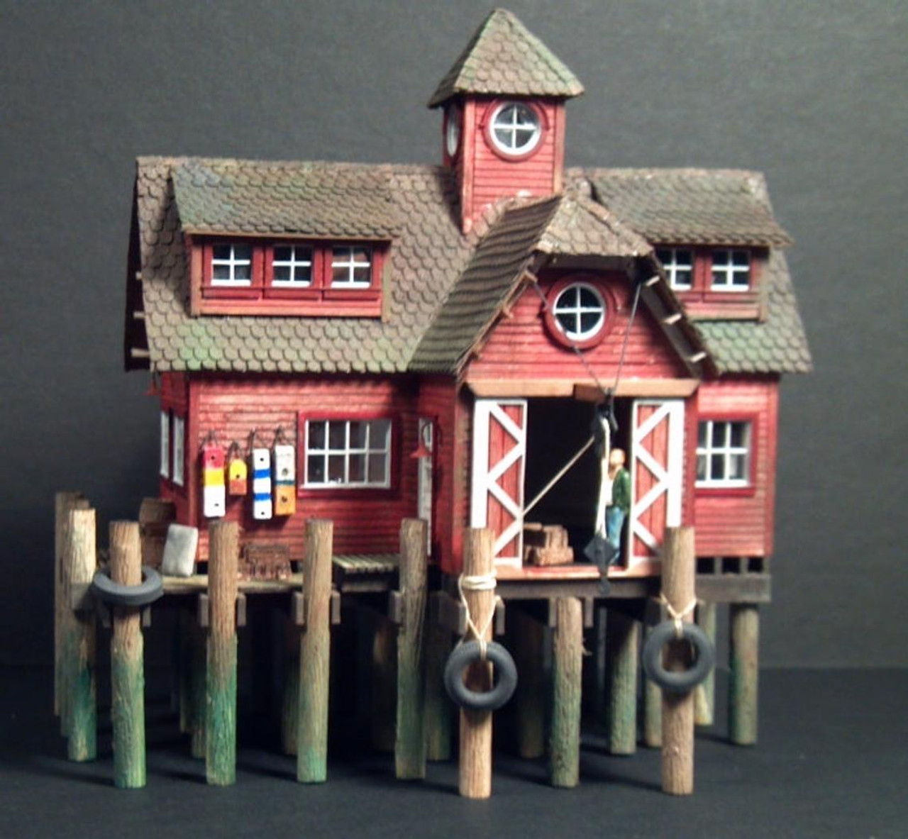 Neptune's Bait Shop - O Scale Kit  Ho scale buildings, Model train  scenery, Corrugated roofing