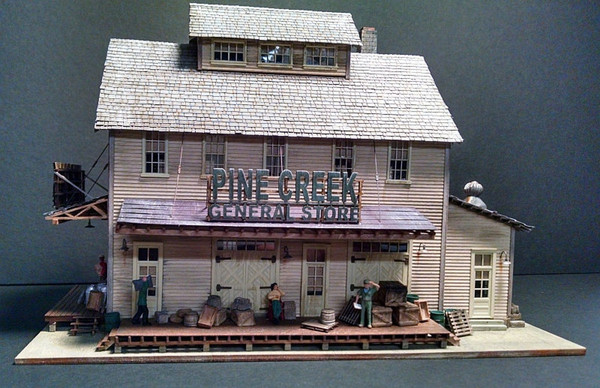 Pine Creek General Store Kit - HO, Micro-Scale
