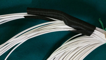 White Expandable Braided Cable Sleeving | Fiberglass Wire Harness Wrap | 1mm To 50mm Diameter | For Automotive & Electronics