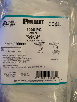 PLT1M-M Panduit Cable Ties (1000pcs)