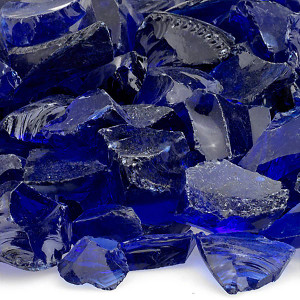 Cobalt Blue Classic Glass Ice (1/2" to 3/4") 25LB Bucket Cobalt Blue Classic Glass Ice (1/2" to 3/4") 25LB Bucket