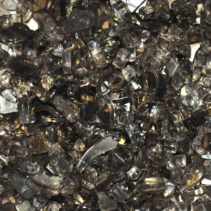 Bronze Reflective Fire Glass 1/2'' 25LB Bronze Reflective Fire Glass 1/2'' 25LB