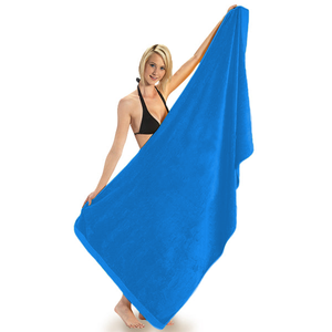 Kingsized Velour Beach Towel in Vibrant Colors - 36"x72" Kingsized Velour Beach Towel in Vibrant Colors - 36"x72"