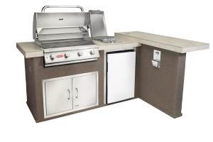 Luxury Q Outdoor L-Shaped Kitchen & Grill Quartzsite Luxury Q Outdoor L-Shaped Kitchen & Grill Quartzsite