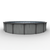 Whitewood Gold Series Round ABG Resin Pool, High Above Ground Pool
