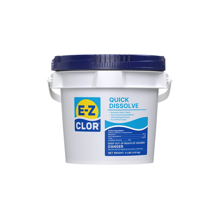 E-Z Clor 4 lbs. Pail Quick Dissolve Chlorine Granules
