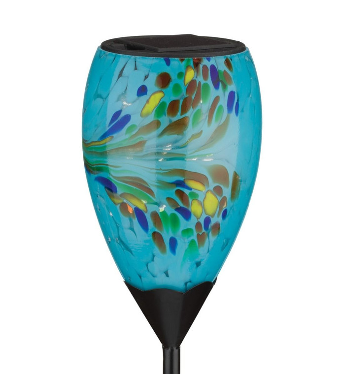 Murano Solar Stake - Indigo