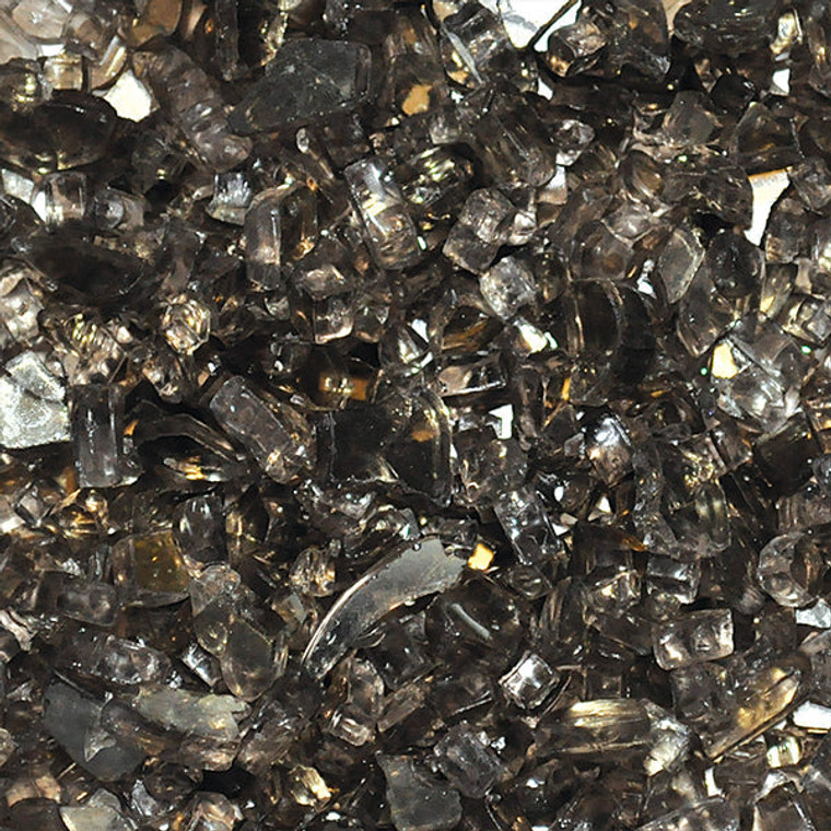 Bronze Reflective Fire Glass 1/2'' 25LB