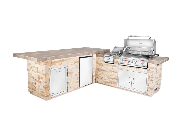 Gourmet Q L Shaped Outdoor Kitchen & Grill Quartzsite