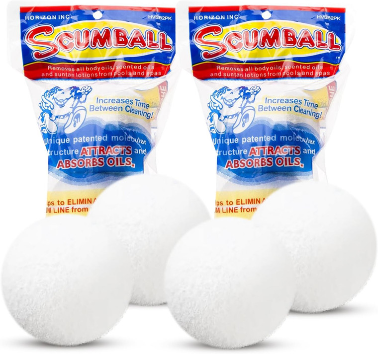 Scumball Pool & Spa Scum Eliminating Ball 2Pack
