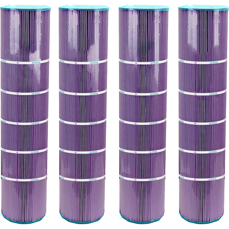Platinum Purple Pool Filter Cartridge - Replacement for Pleatco PCC130, Unicel C-7472, Filbur FC-1978 Pentair Clean & Clear Plus 520, Waterway Crystal Water 525 - 4pack